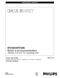 Datasheet P87C52 manufacturer Philips